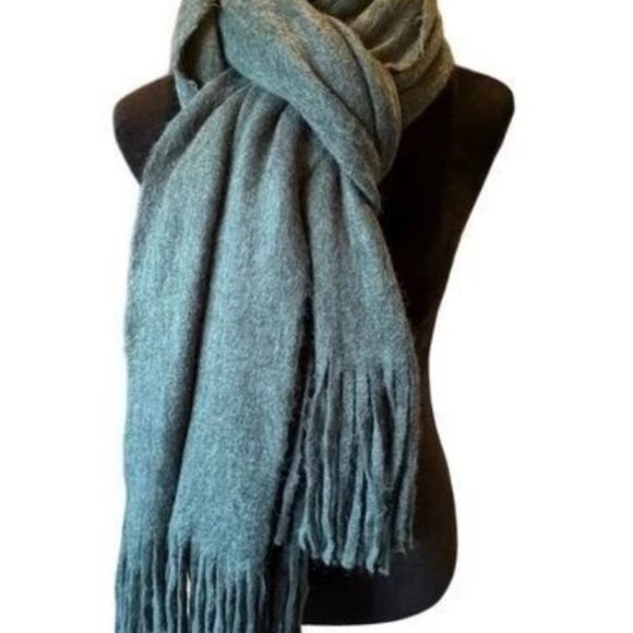 Steve Madden Accessories - Steve Madden Elegant Blue Wool Scarf